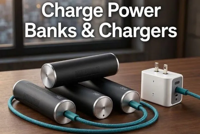 Stock Up Power Banks & Chargers